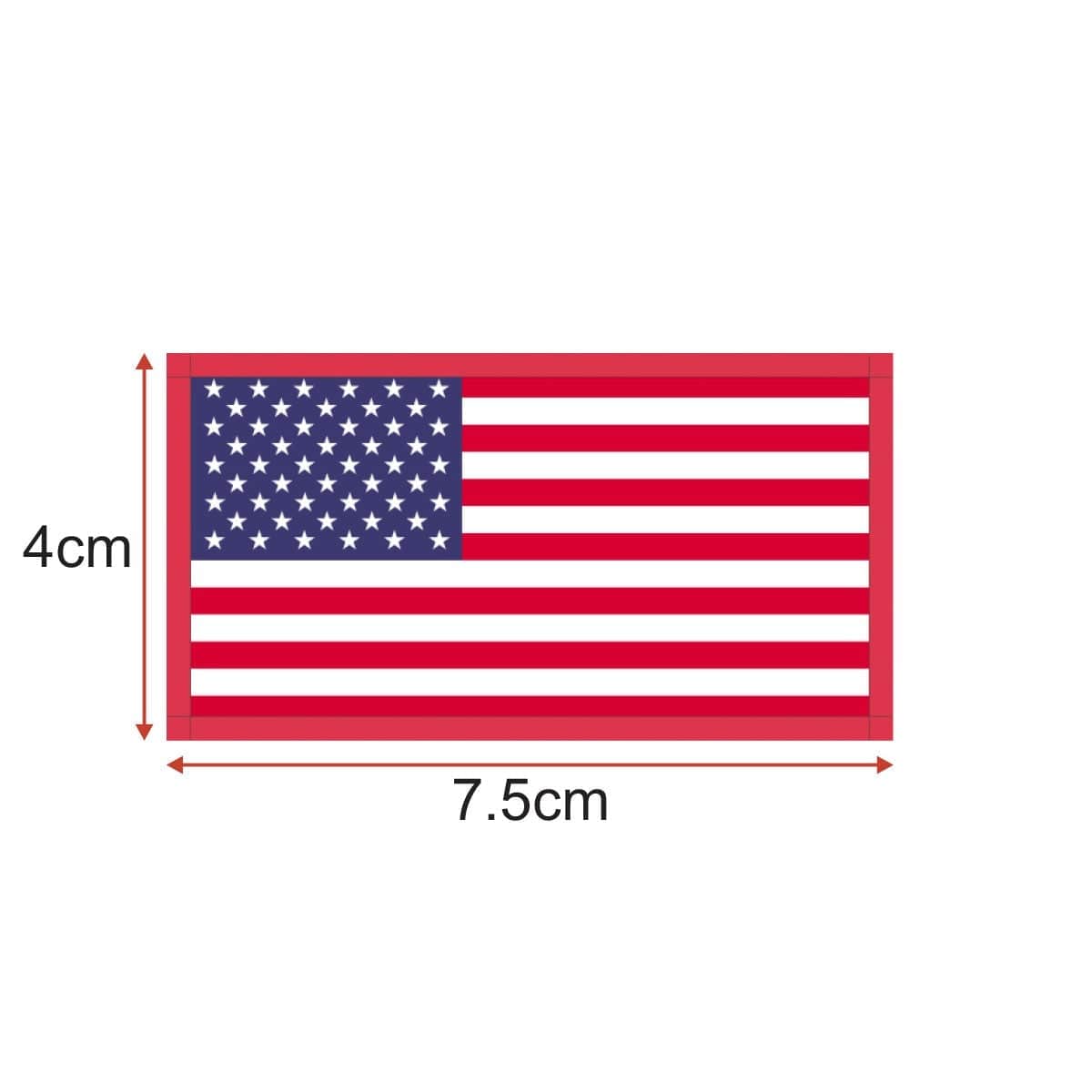 Country Flag Patches | Embroidered Hook and Loop by CERBERUS Strength