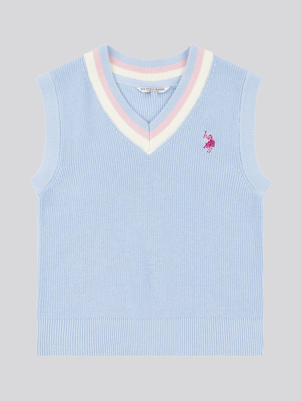 Girls Cricket Jumper Vest in Windsurfer