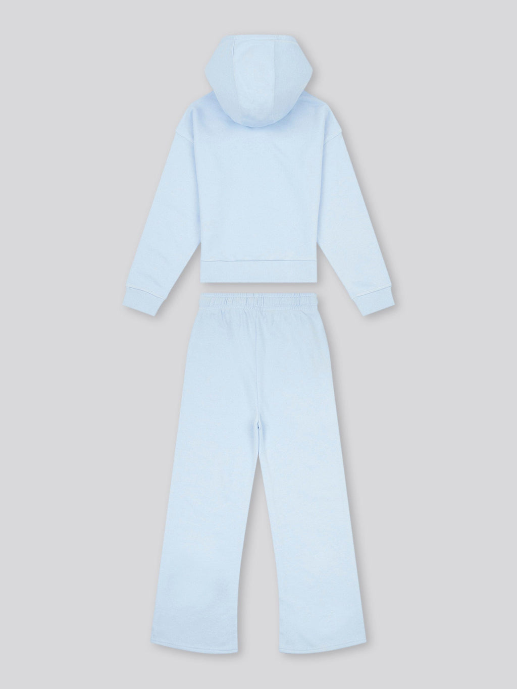 Girls Brushed Back Hoodie & Jogger Set in Windsurfer