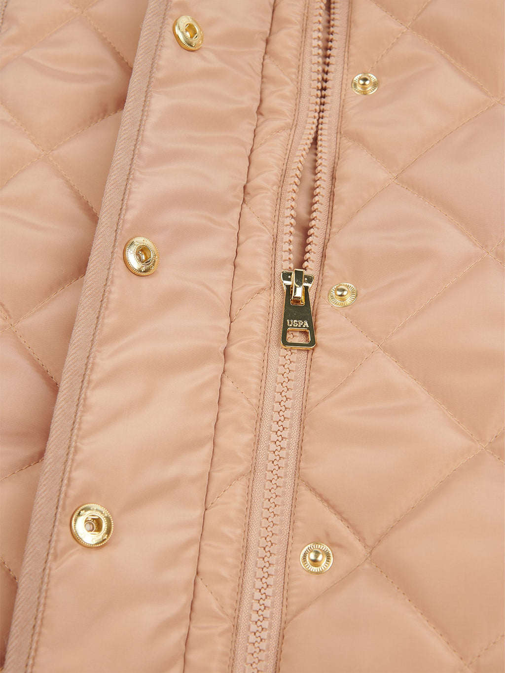 Girls Lightweight Quilted Gilet in Cuban Sand