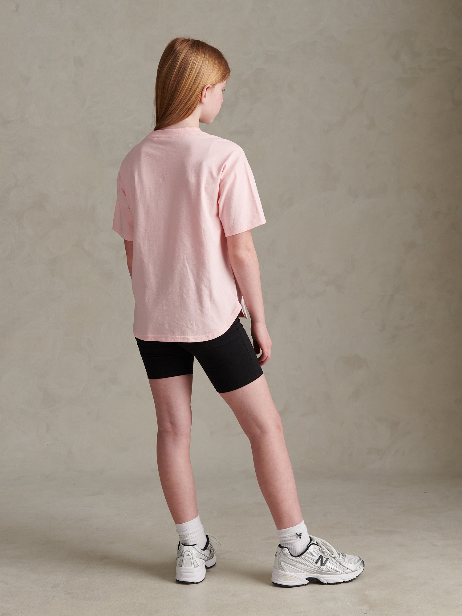 Girls Print T-Shirt & Jersey Short Set Crystal Rose