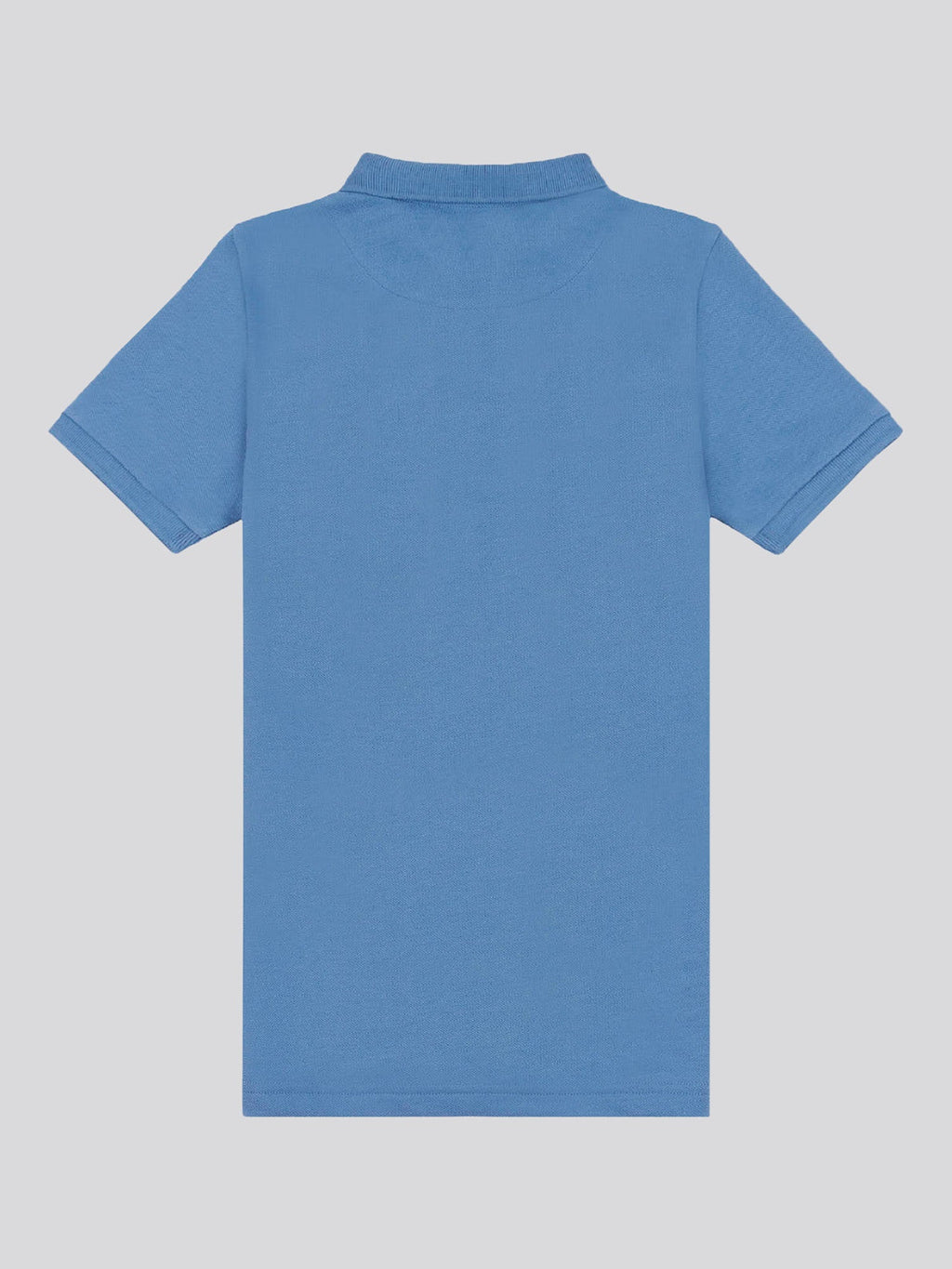 Boys Double Horsemen Polo Shirt in Blue Horizon