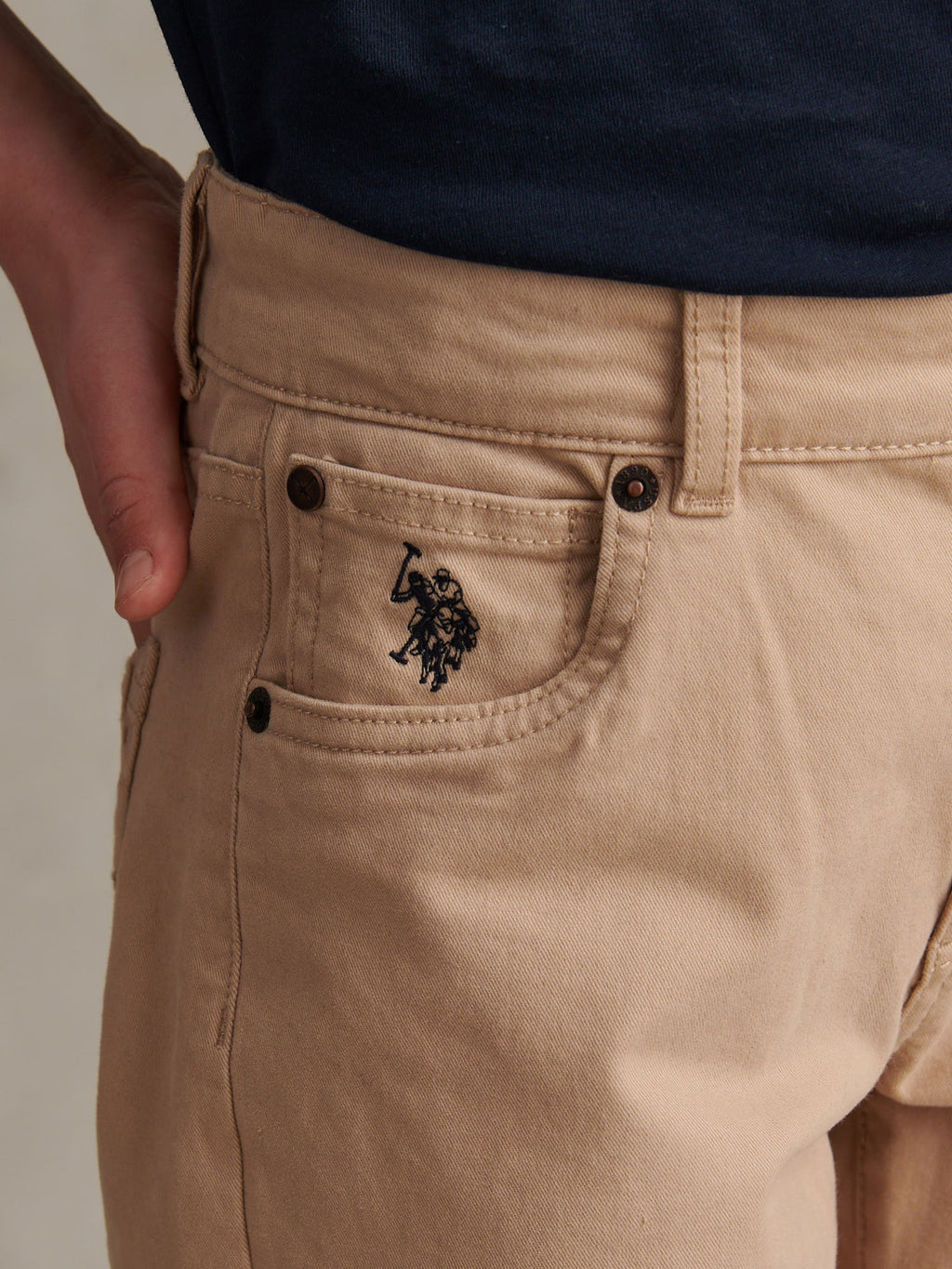 Boys Core 5 Pocket Trouser in Cornstalk