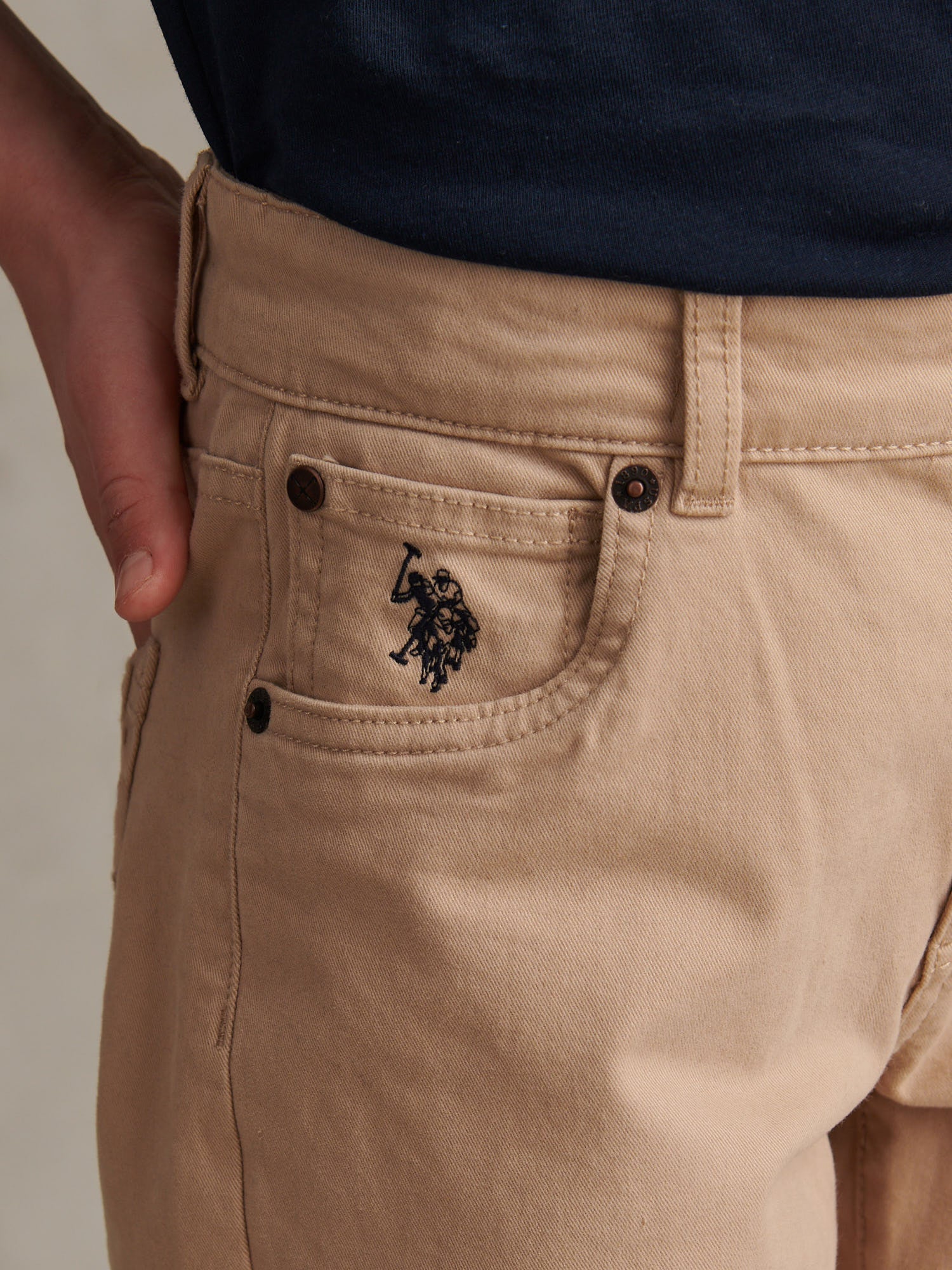 Boys Core 5 Pocket Trouser in Cornstalk