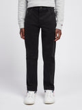 Boys Core 5 Pocket Trouser in Black Bright White DHM