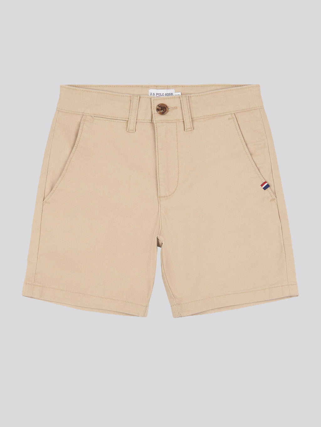Boys Classic Chino Shorts in Cornstalk