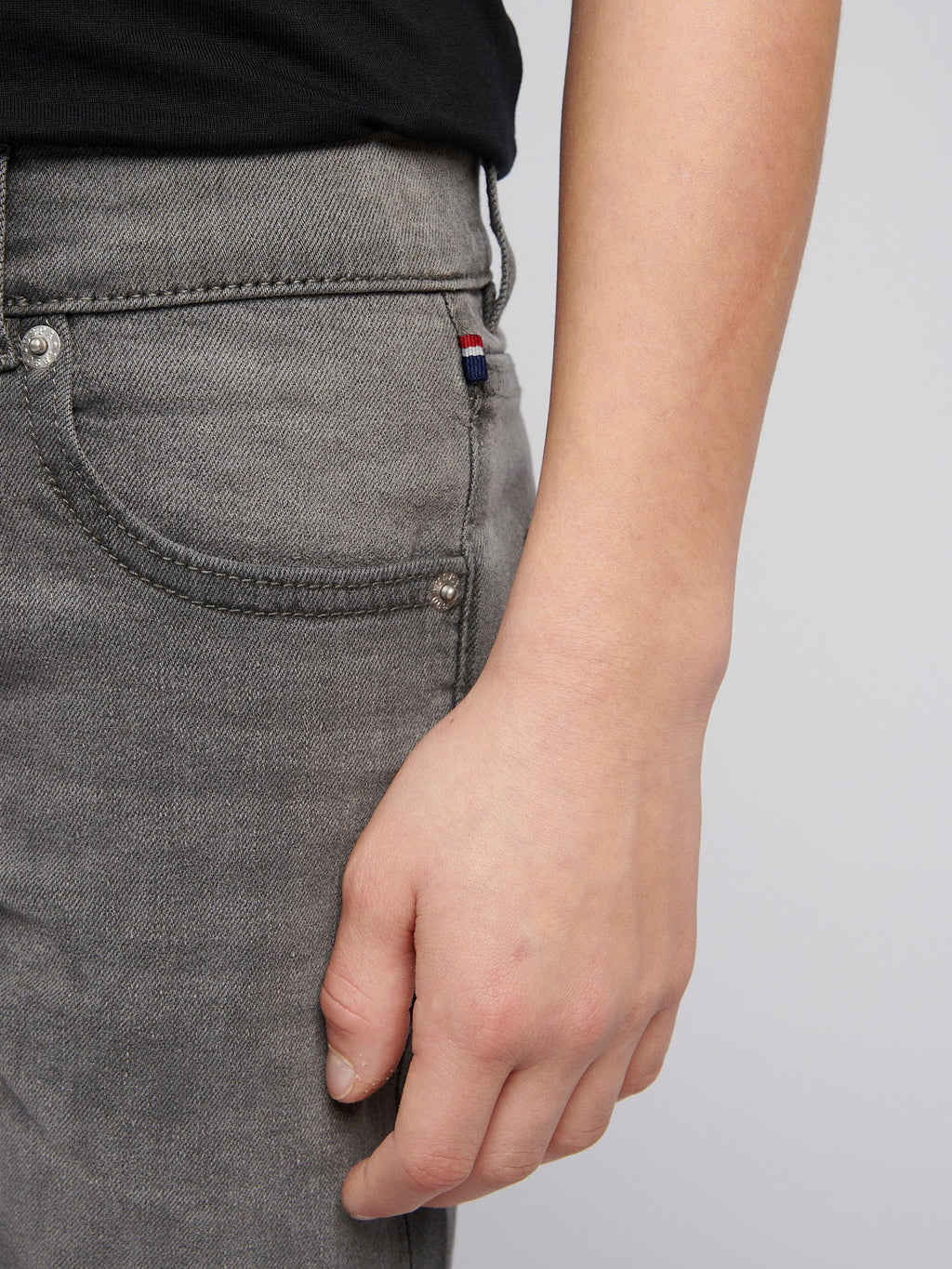 Boys Classic Fit Jean in Grey Wash