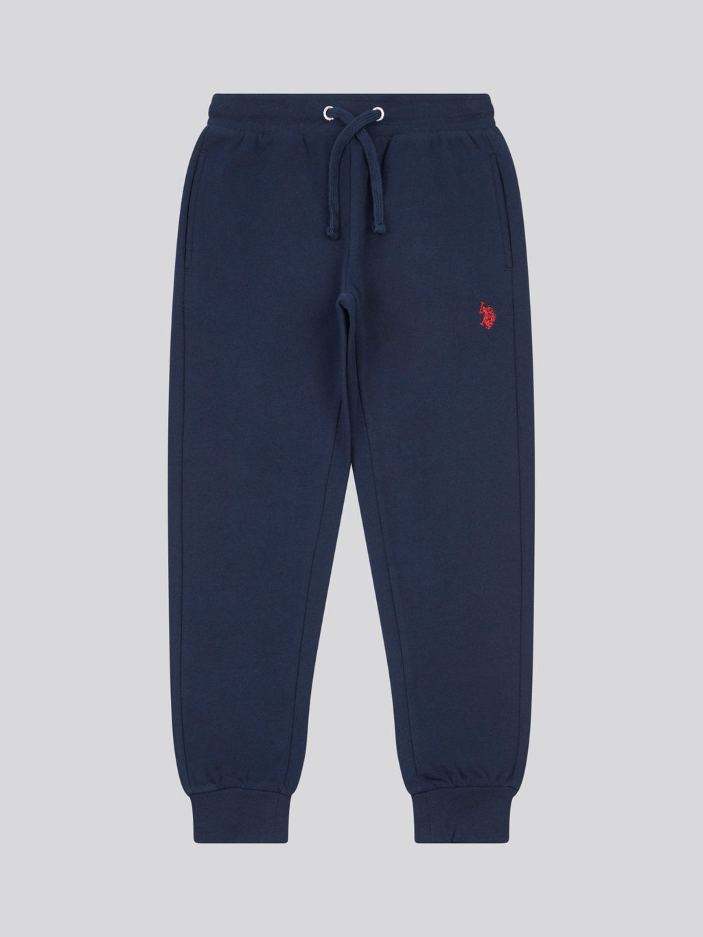 Boys Double Horsemen Jogger in Dark Sapphire Navy / Haute Red DHM