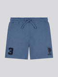 Boys Player 3 Sweat Short in Blue Horizon