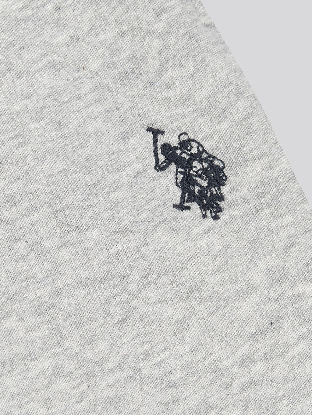 Boys Double Horsemen Joggers in Mid Grey Marl