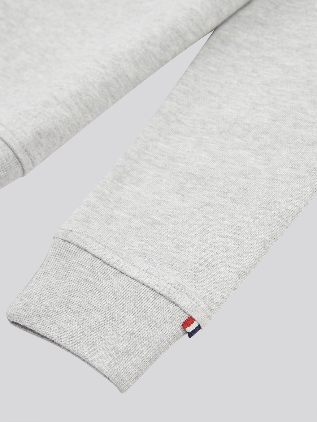 Boys Double Horsemen 1/4 Zip in Mid Grey Marl