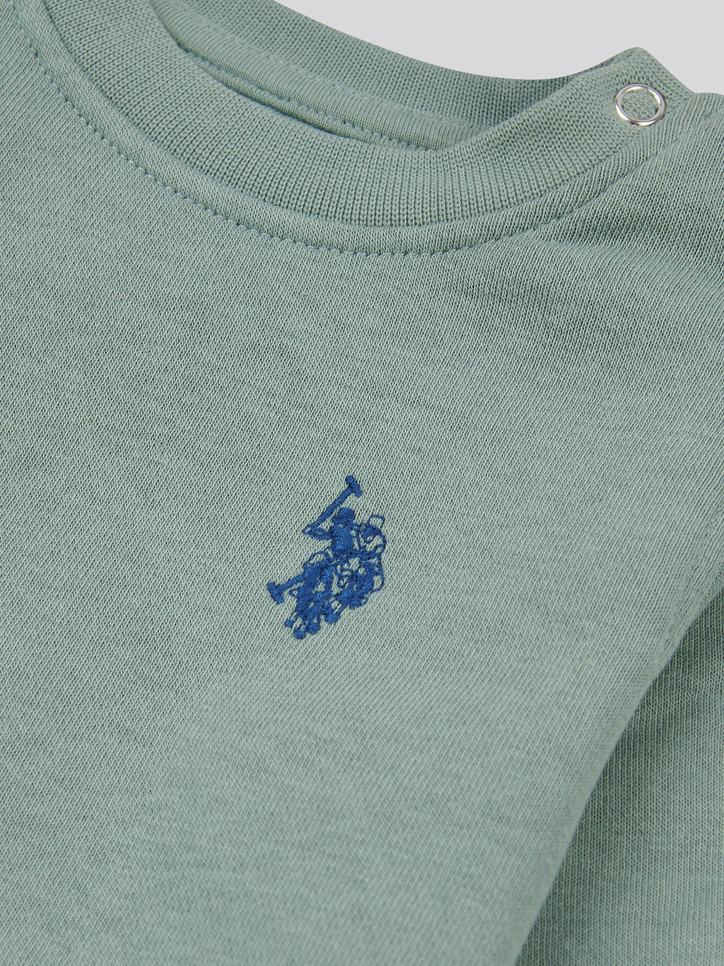 Boys Double Horsemen Crew & Jogger Set in Chinois Green