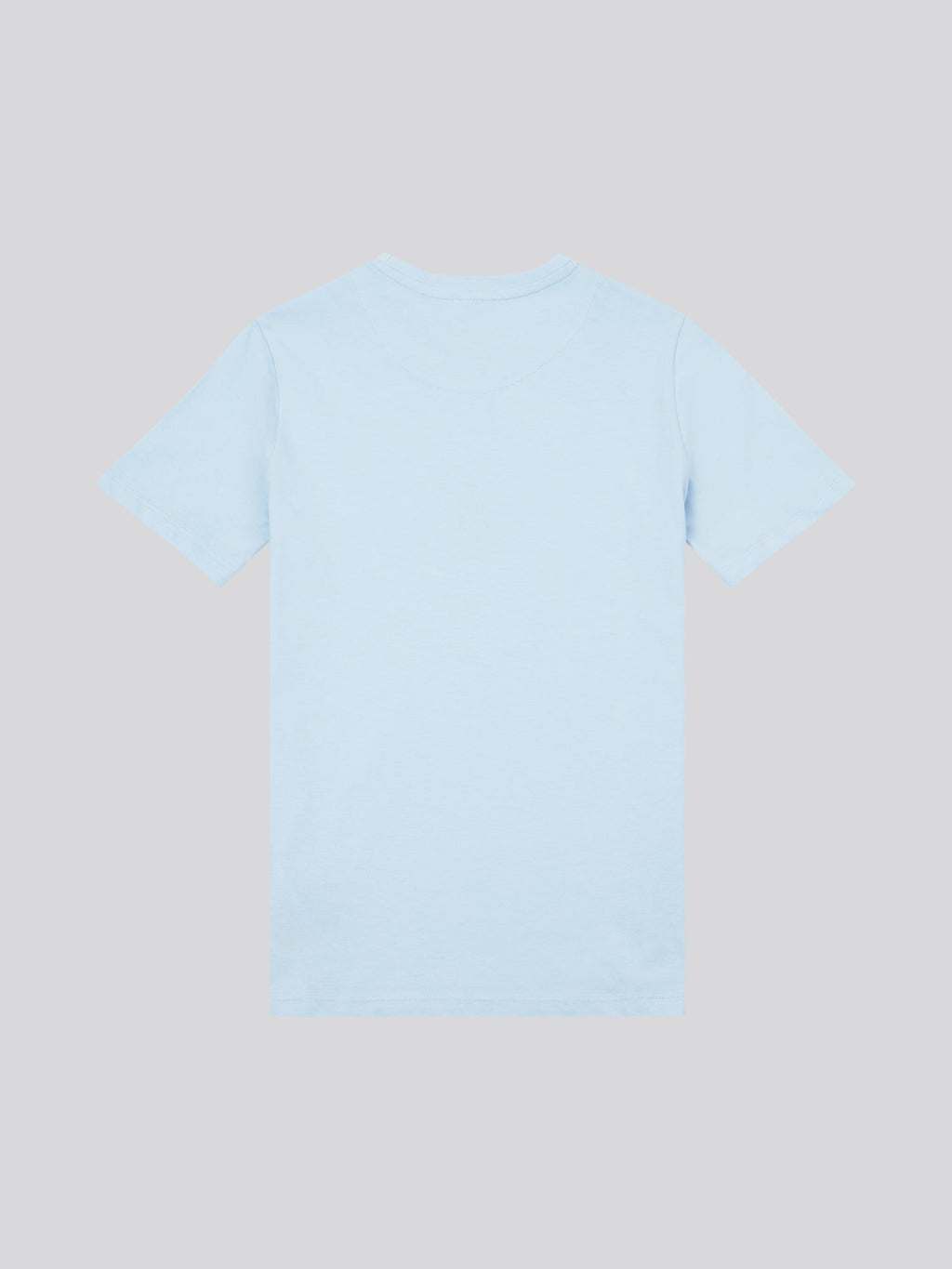 Boys Signature Arch Print T-Shirt in Chambray Blue