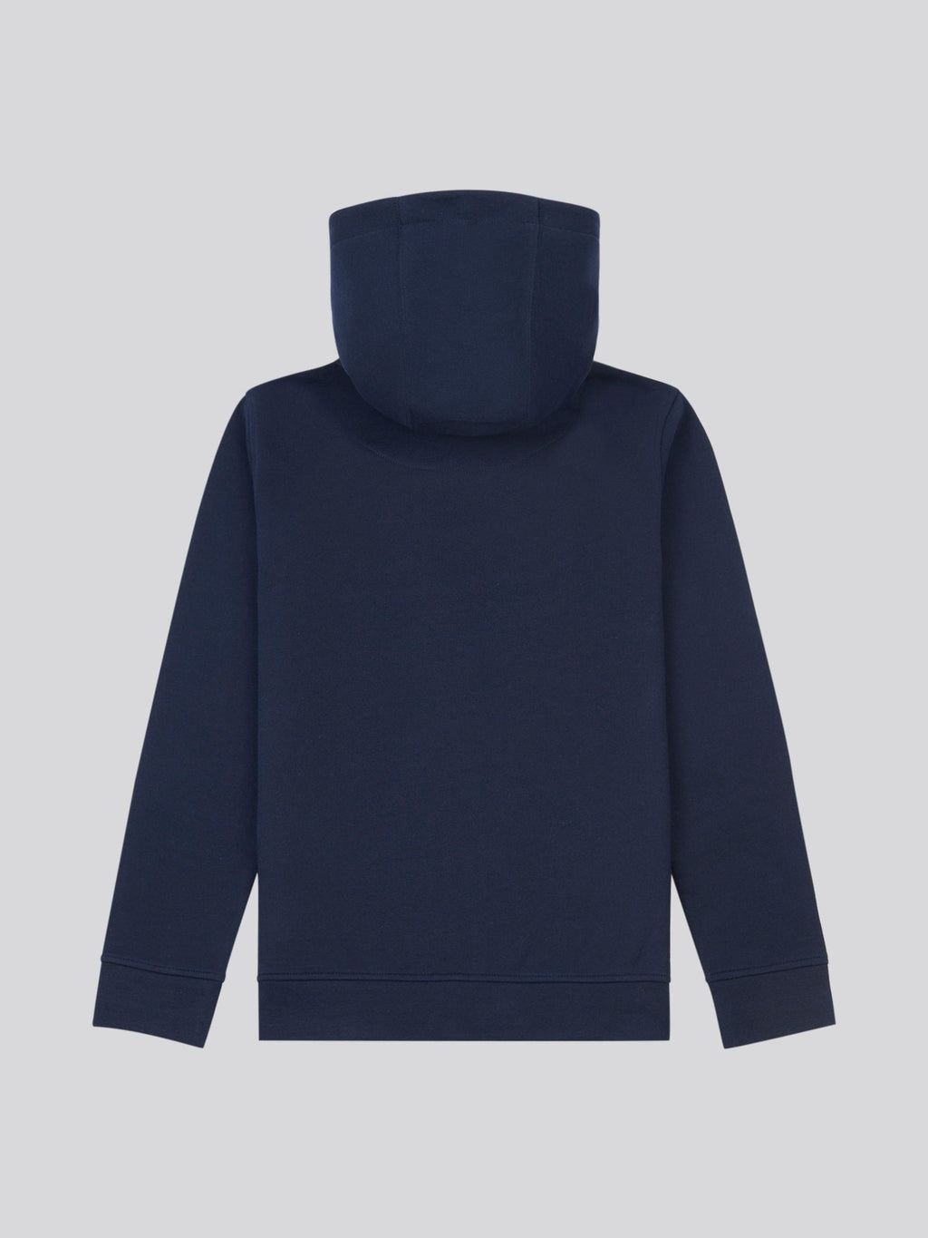 Boys Double Horsemen Zip Hoodie in Dark Sapphire Navy / Haute Red DHM