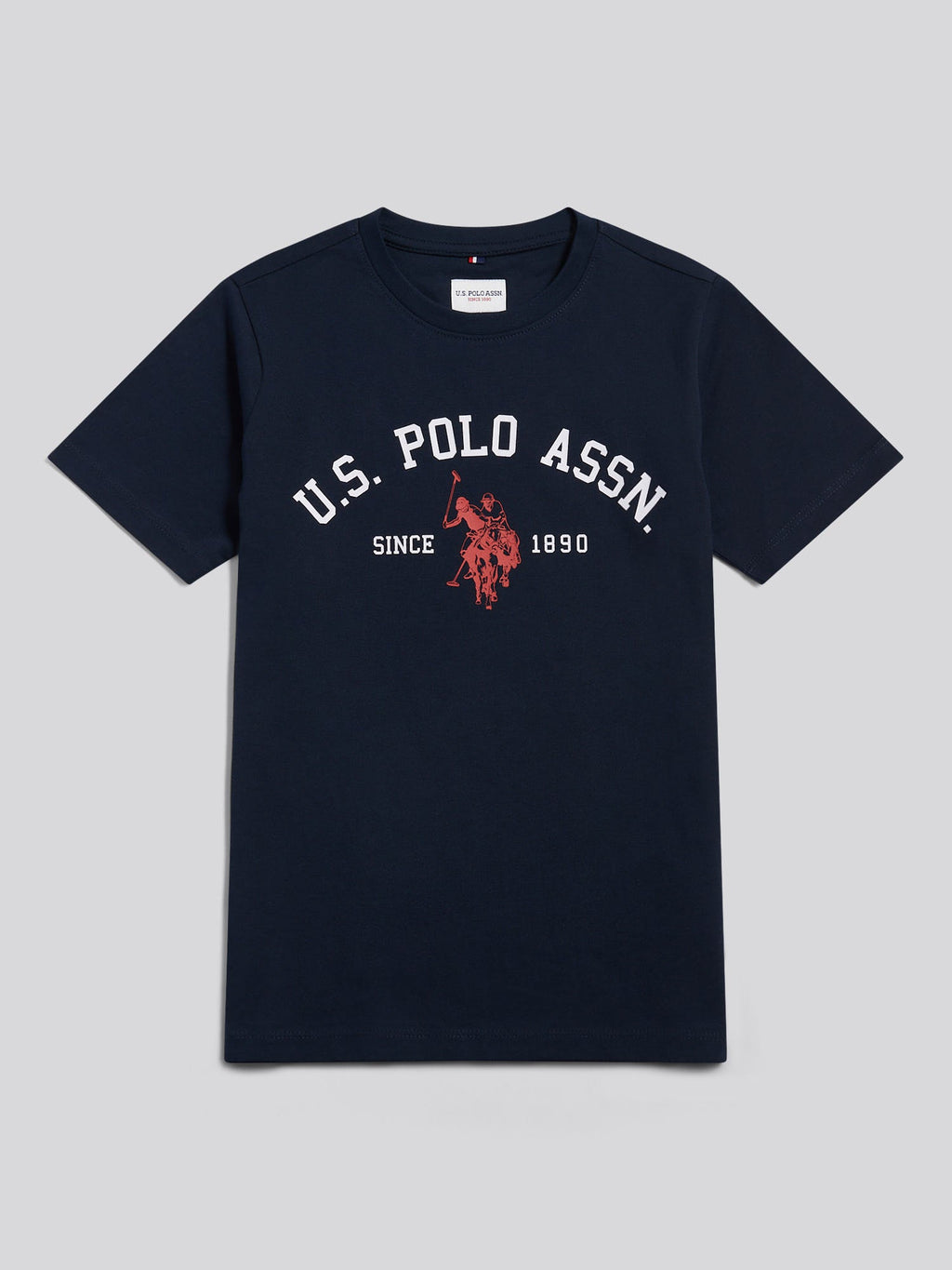 Boys Signature Arch Print T-Shirt Dark Sapphire Navy