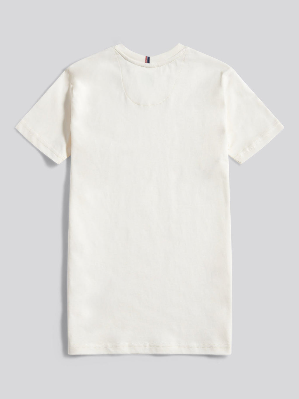 Boys Texture Double Horsemen T-Shirt Whisper White
