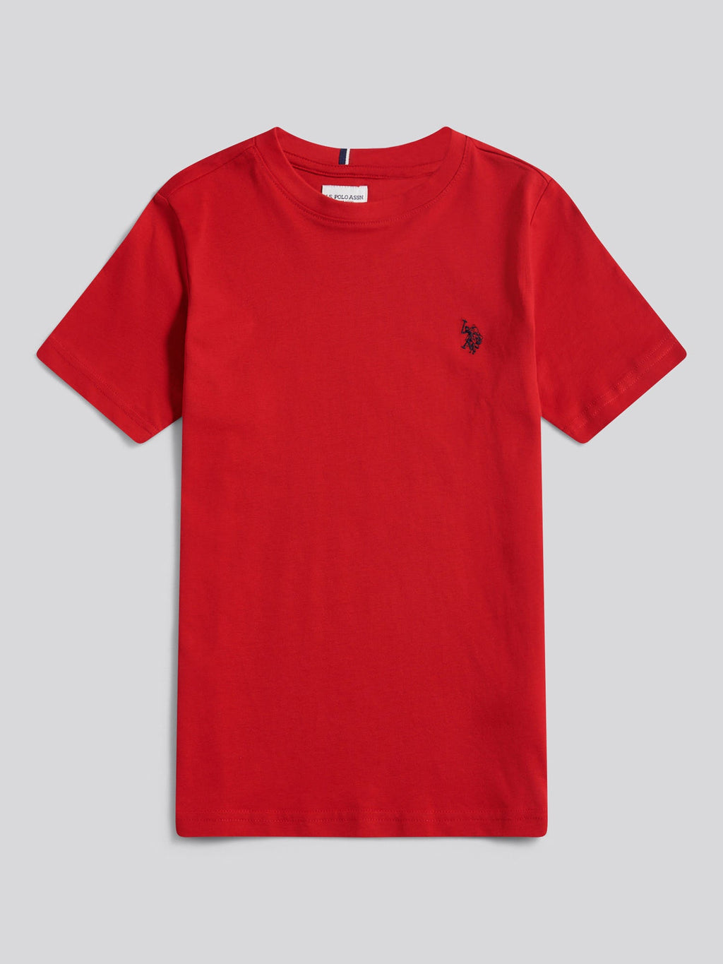 Boys Texture Double Horsemen T-Shirt Haute Red