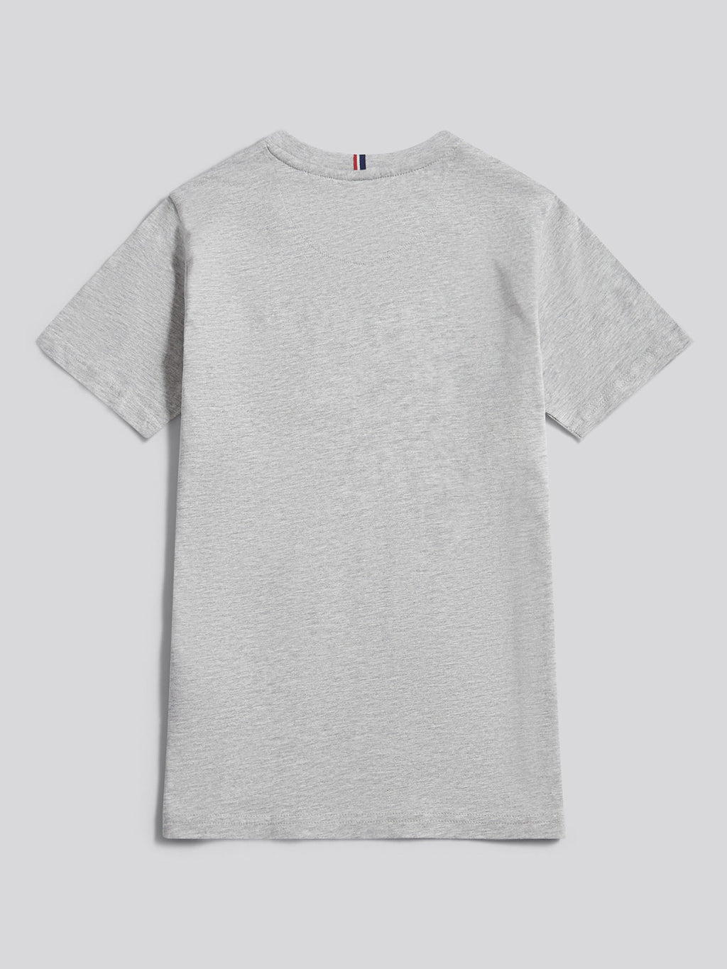 Boys Texture Double Horsemen T-Shirt Mid Grey Marl