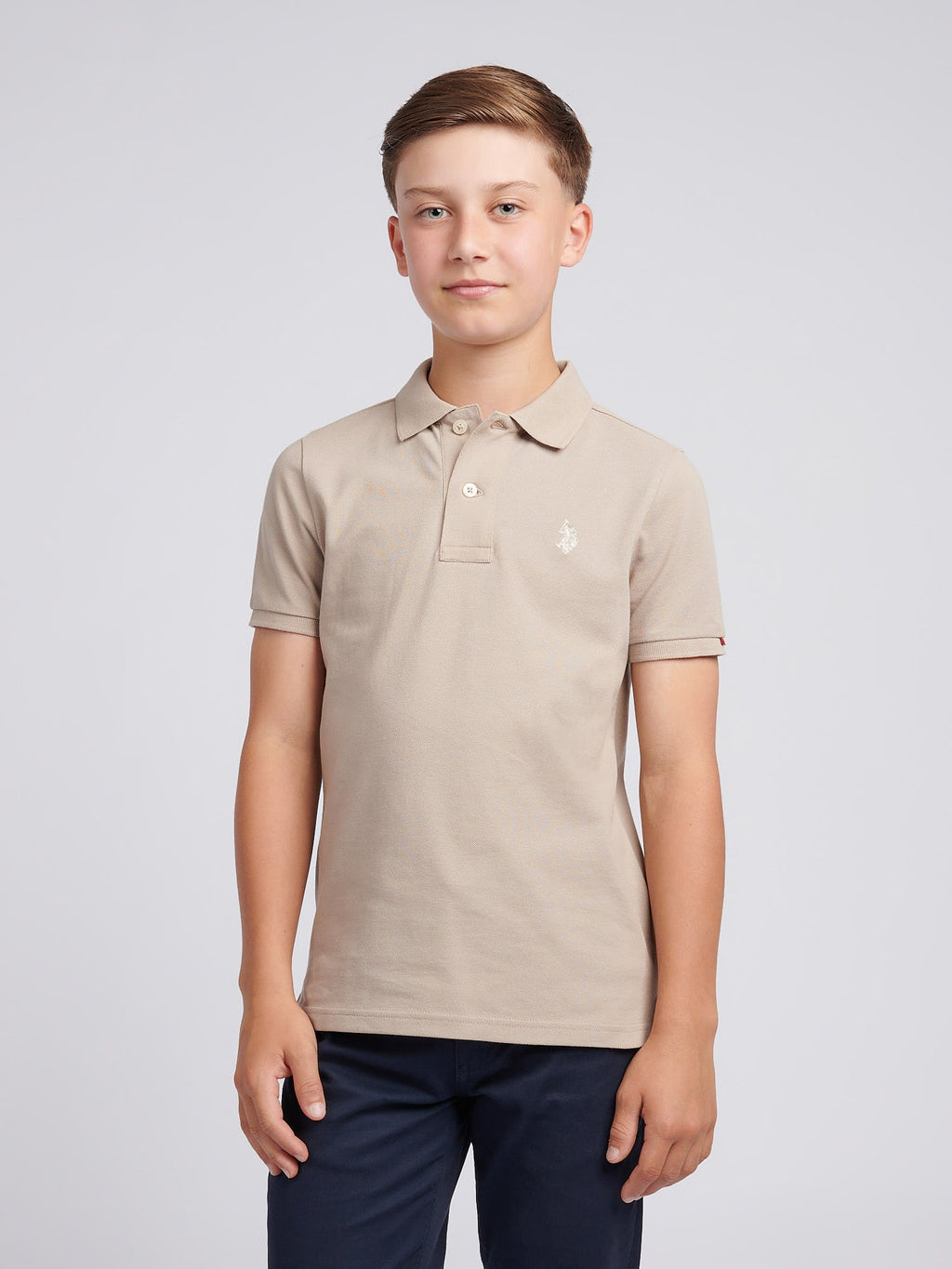 Boys Double Horsemen Polo Shirt Atmosphere