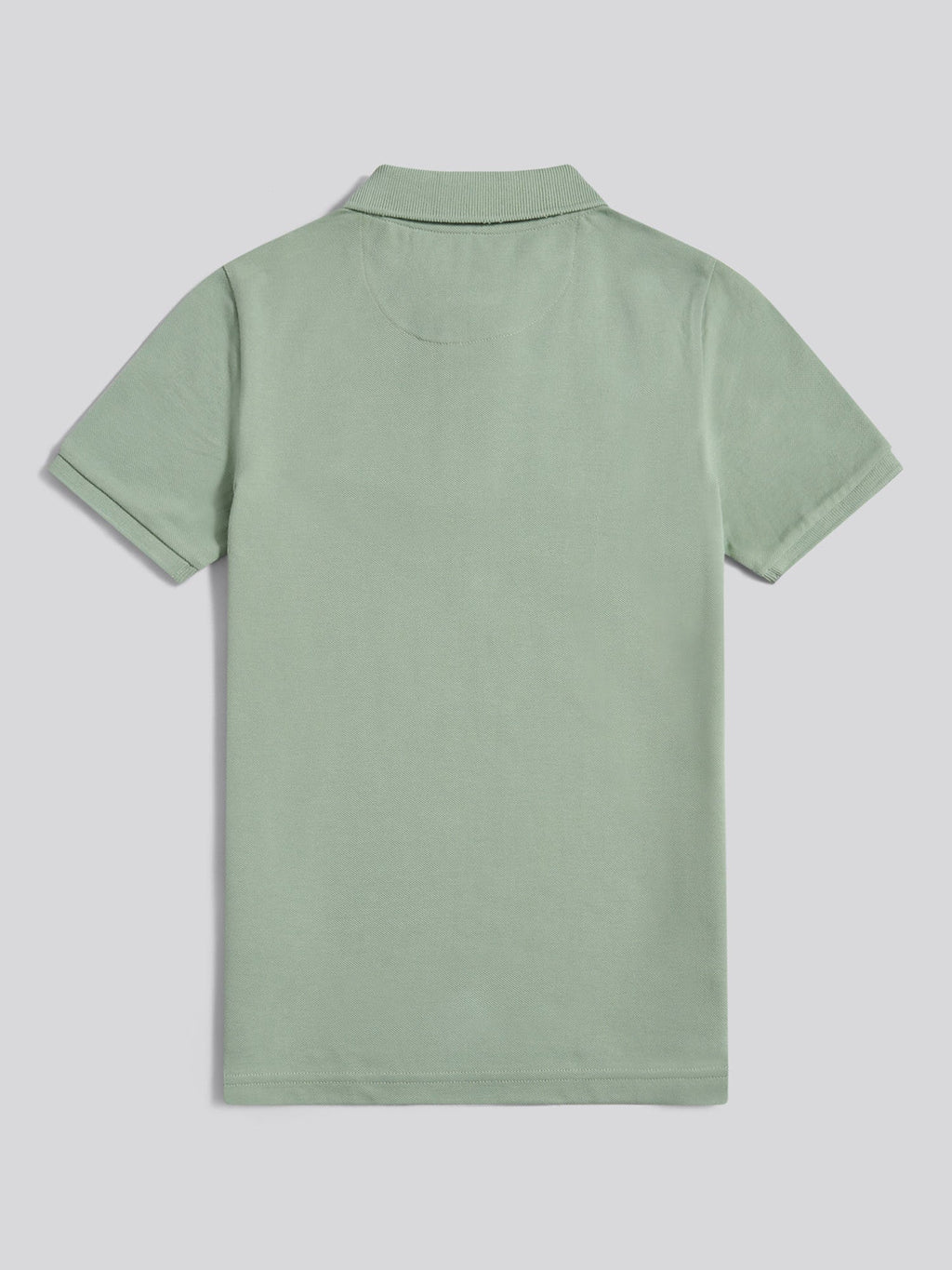 Boys Double Horsemen Polo Shirt Iceberg Green