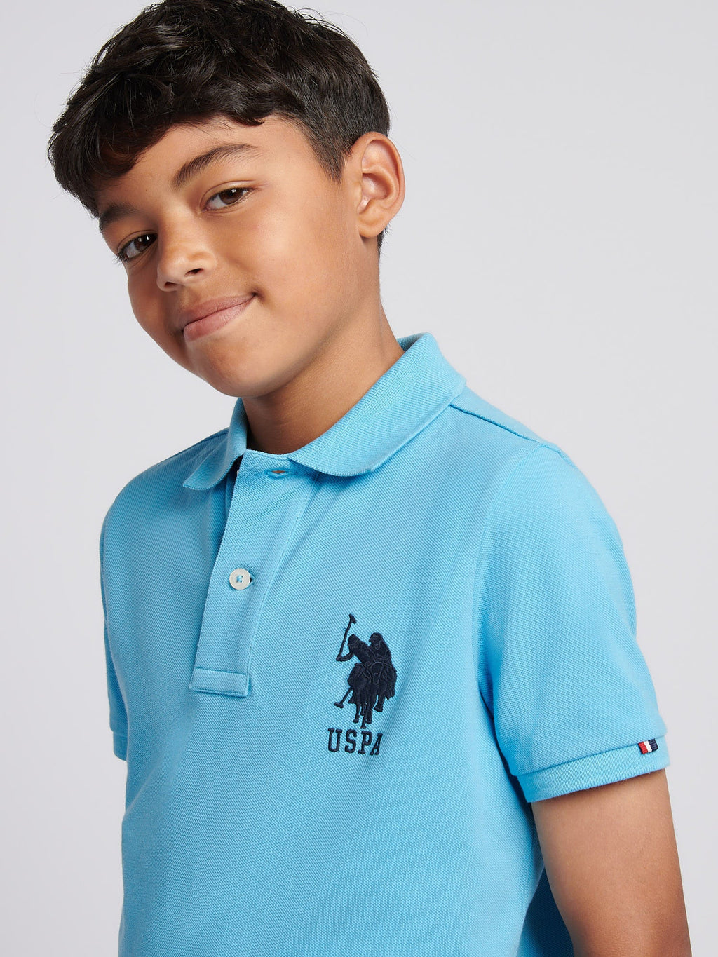 Boys Player 3 Polo Shirt Heritage Blue