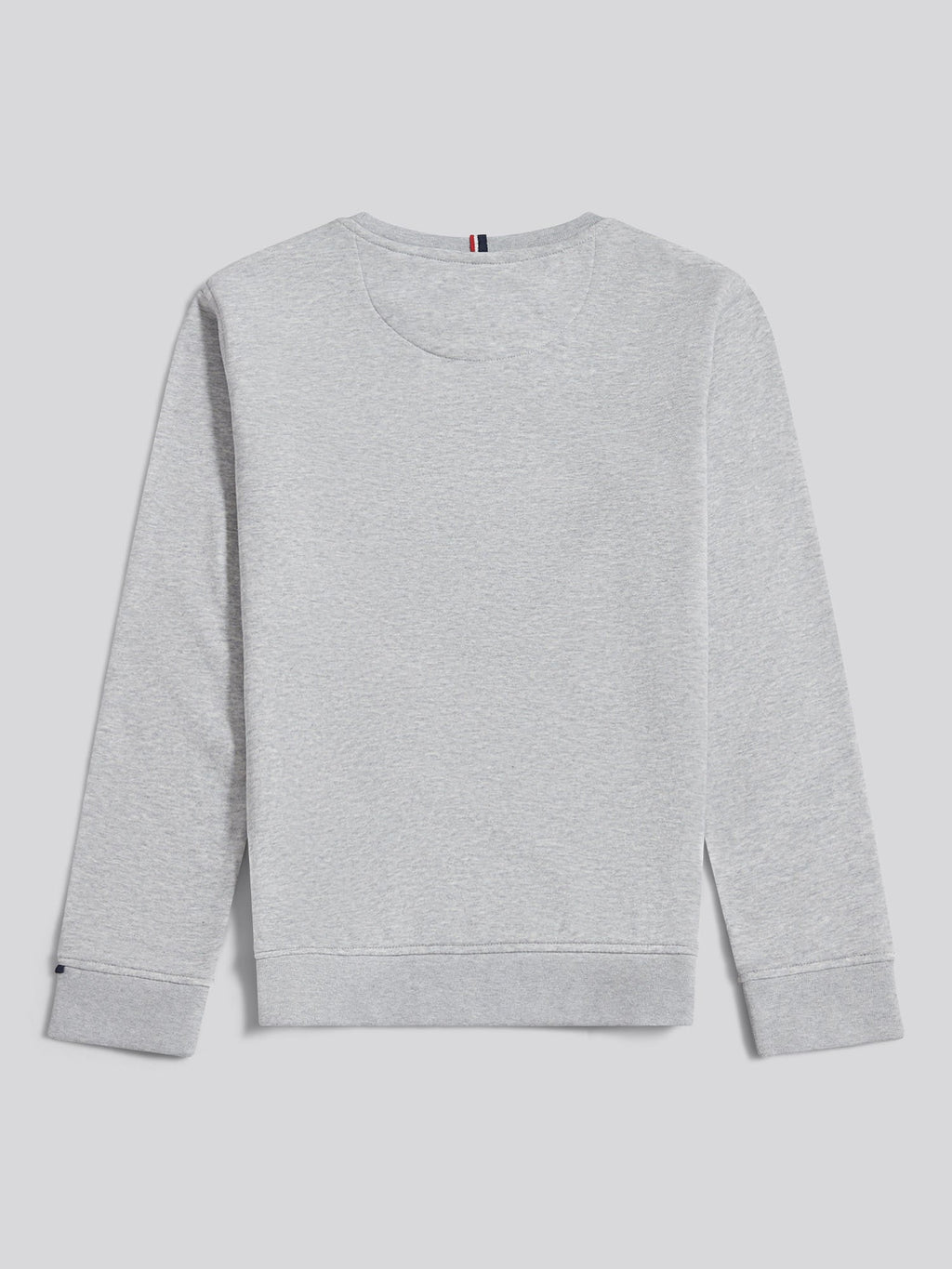 Boys Double Horsemen Crew in Mid Grey Marl