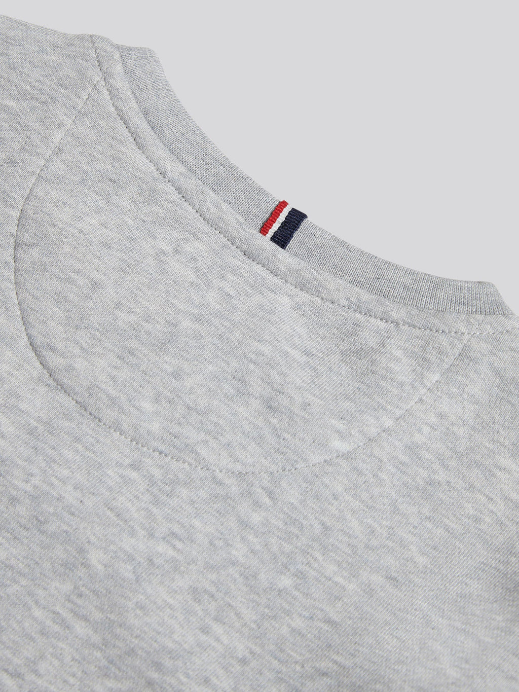 Boys Double Horsemen Crew in Mid Grey Marl