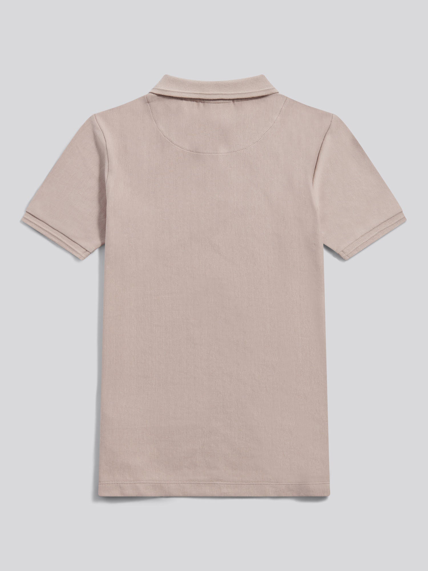 Boys Vertical Stripe Polo Shirt in Atmosphere
