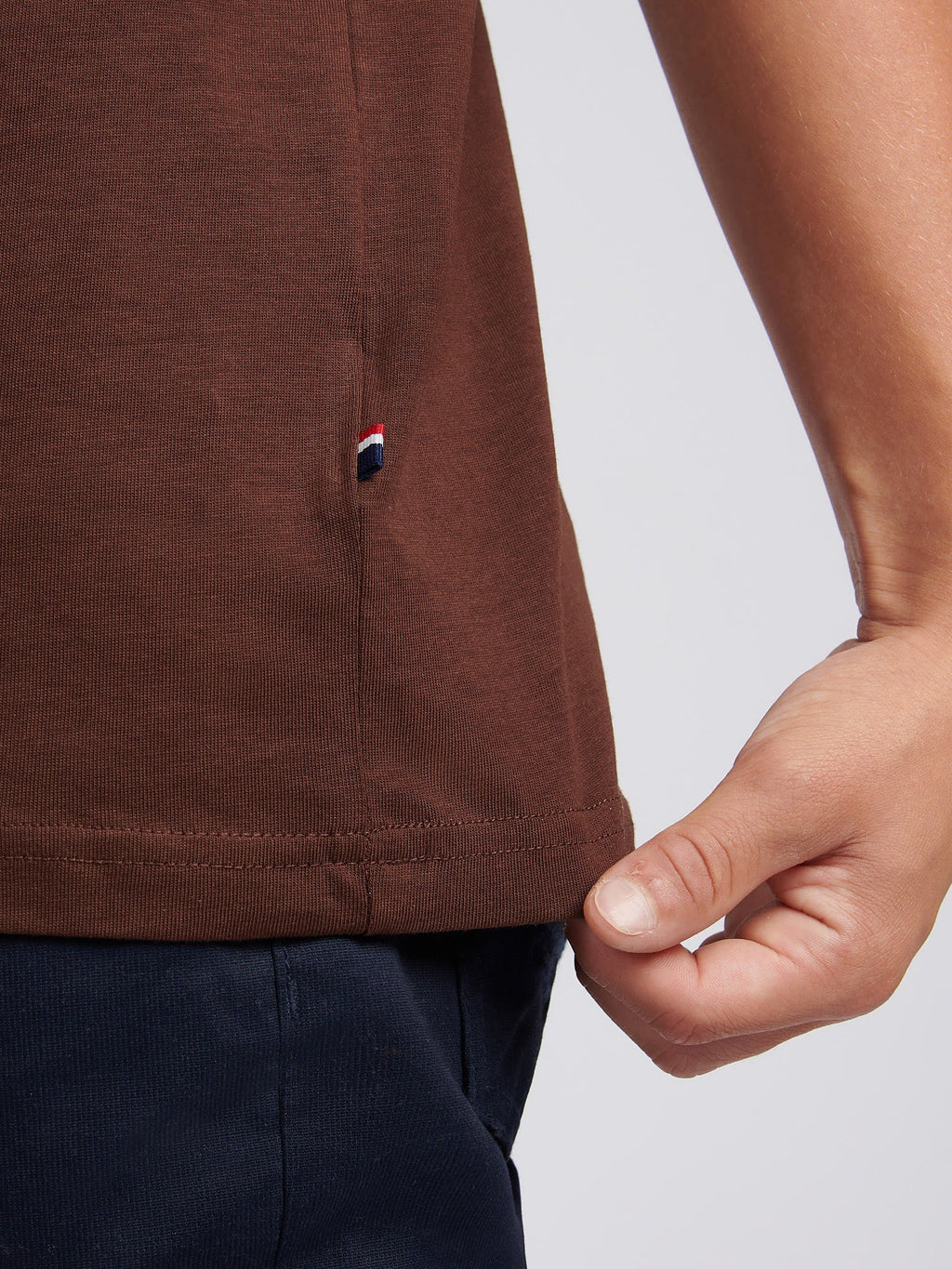 Boys USPA Back Graphic T-Shirt in Chocolate Martini