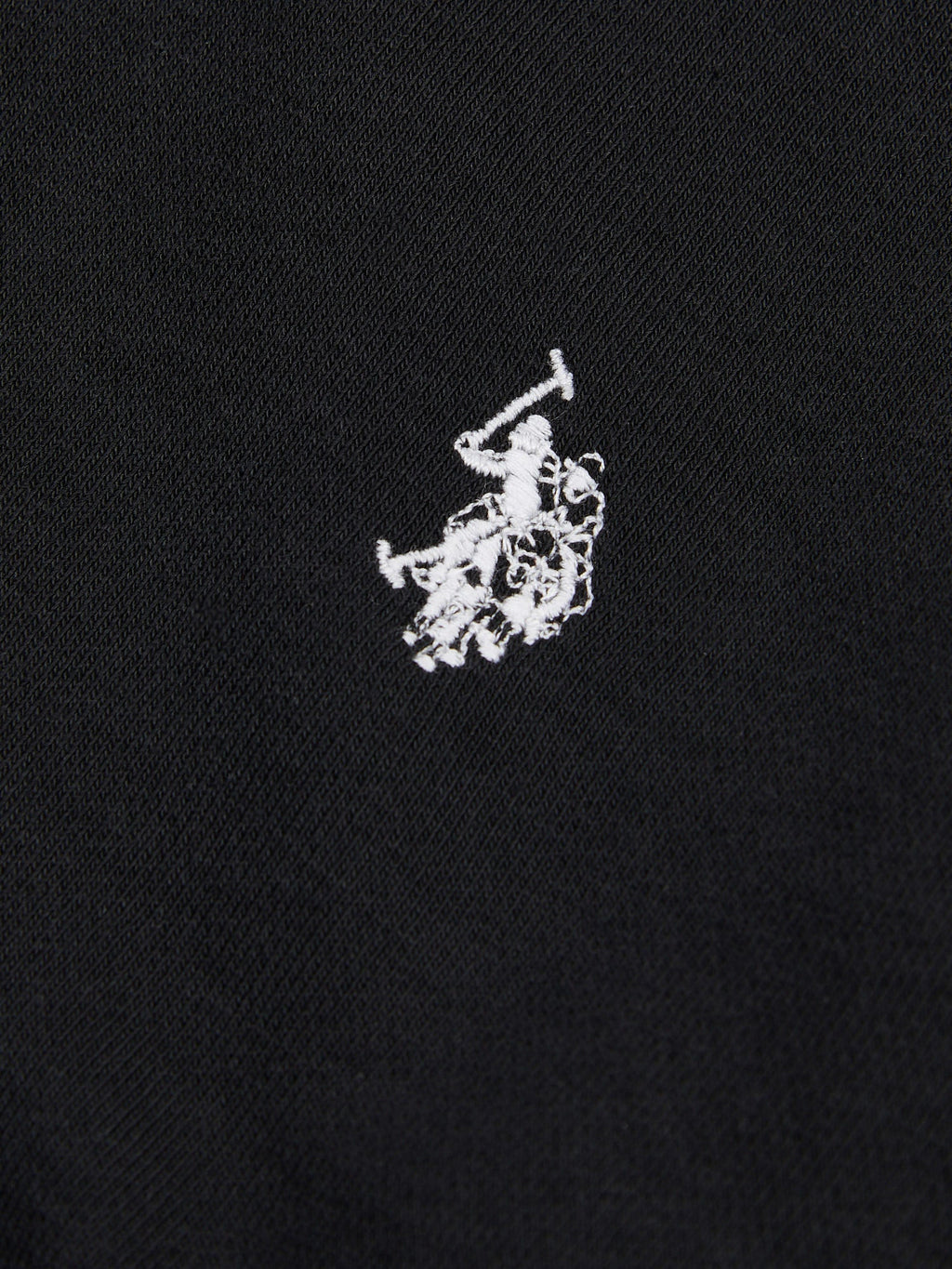Boys Double Horsemen Hoodie Black Bright White DHM