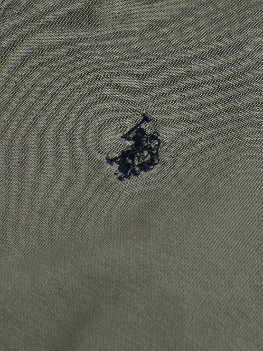 Boys Double Horsemen Zip Hoodie Mulled Basil