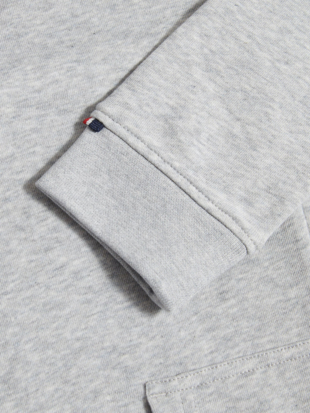 Boys Double Horsemen Zip Hoodie Mid Grey Marl
