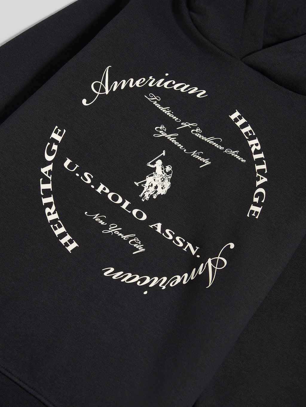 Boys Circle Graphic Hoodie & Jogger Set in Black