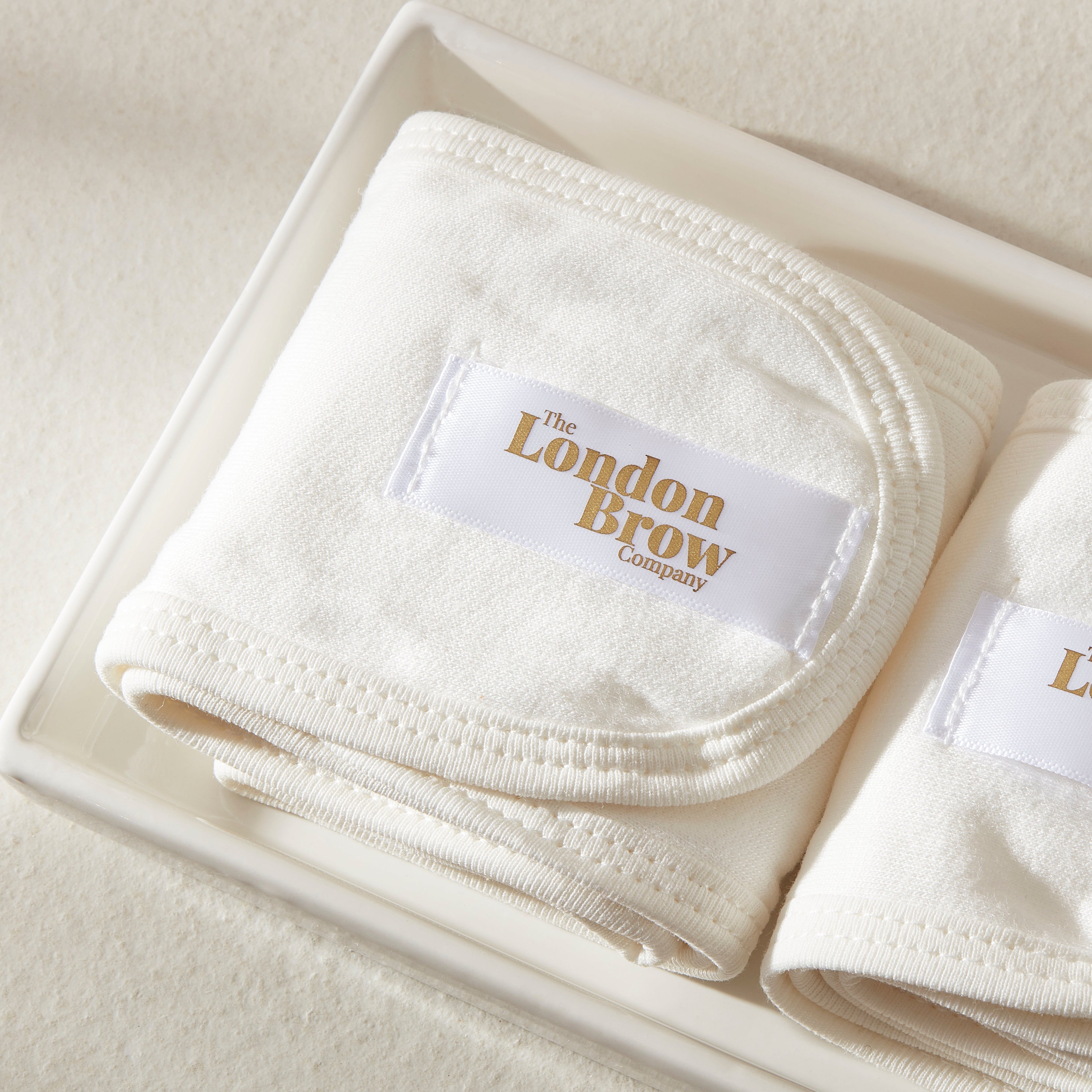 The London Brow Company Bamboo Cotton Spa Headband – Ultra Soft