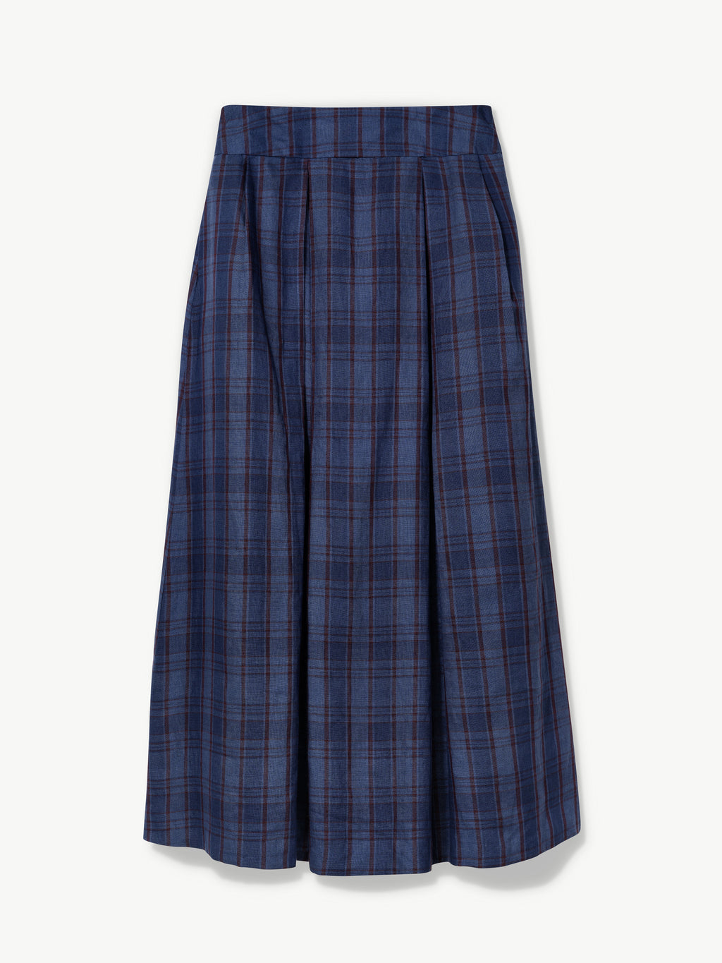 No More Nobody Valery High-Waisted Organic Irish Linen Maxi Skirt