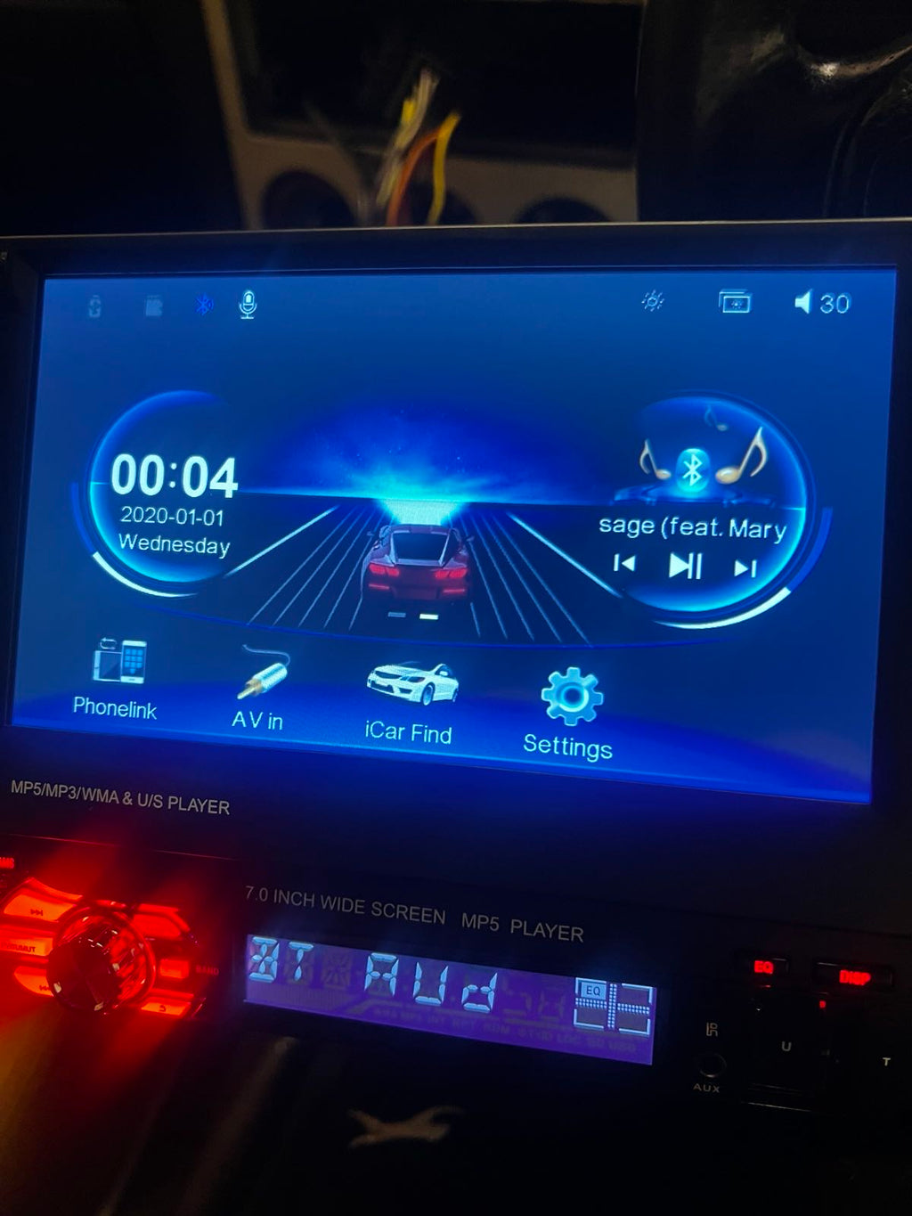 Massive Discounts 7'' Multimedia Car Stereo – Touch Screen 24Bit DAC
