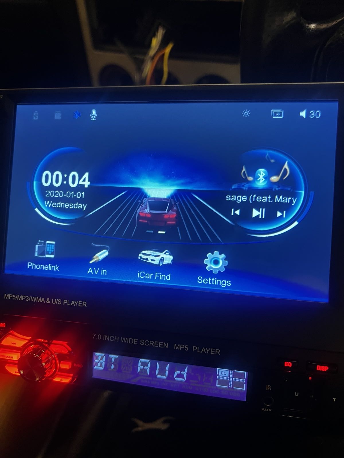 Massive Discounts 7'' Multimedia Car Stereo – Touch Screen 24Bit DAC