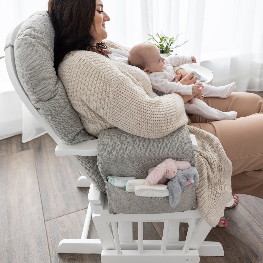 Haywood Reclining Nursing Chair and Footstool