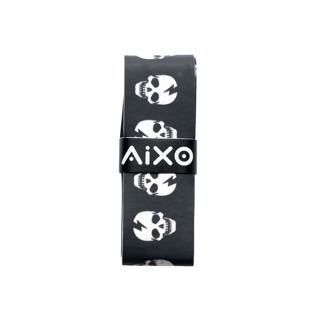 Aixo Bone Head Tacky Overgrip | Skull Design Racket Grip for Tennis