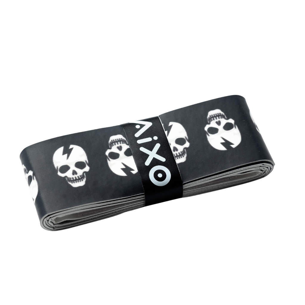 Aixo Bone Head Tacky Overgrip | Skull Design Racket Grip for Tennis