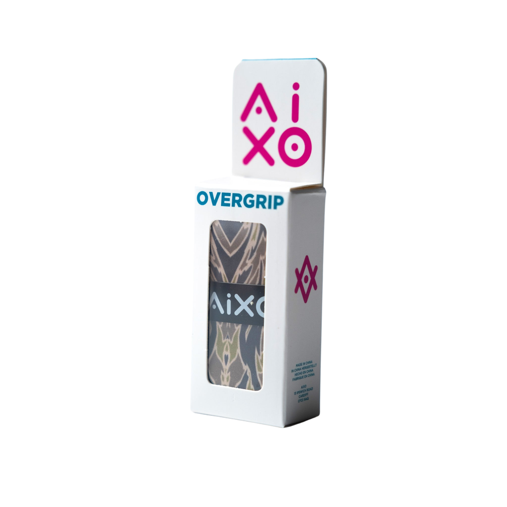 AIXO Tiger Camo Tacky Overgrip – Durable Moisture-Wicking Racket Grip