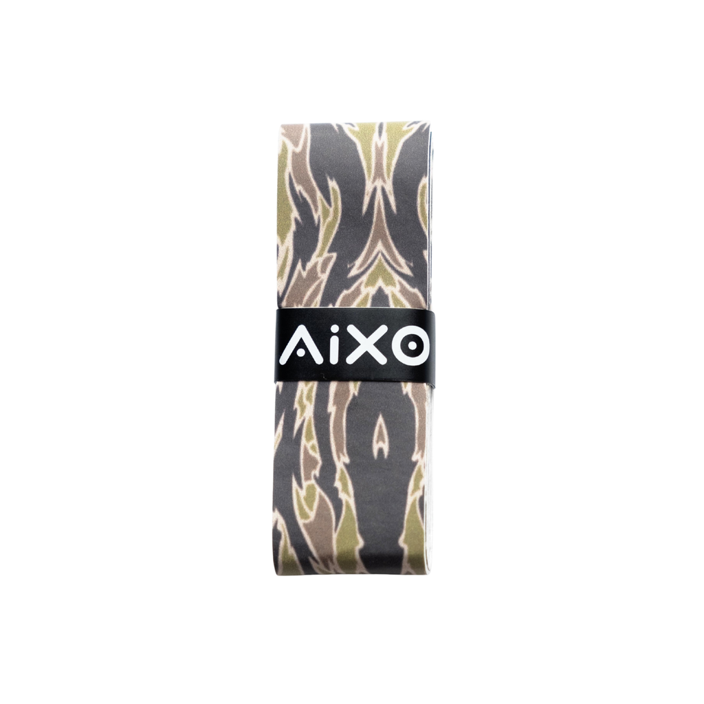 AIXO Tiger Camo Tacky Overgrip – Durable Moisture-Wicking Racket Grip
