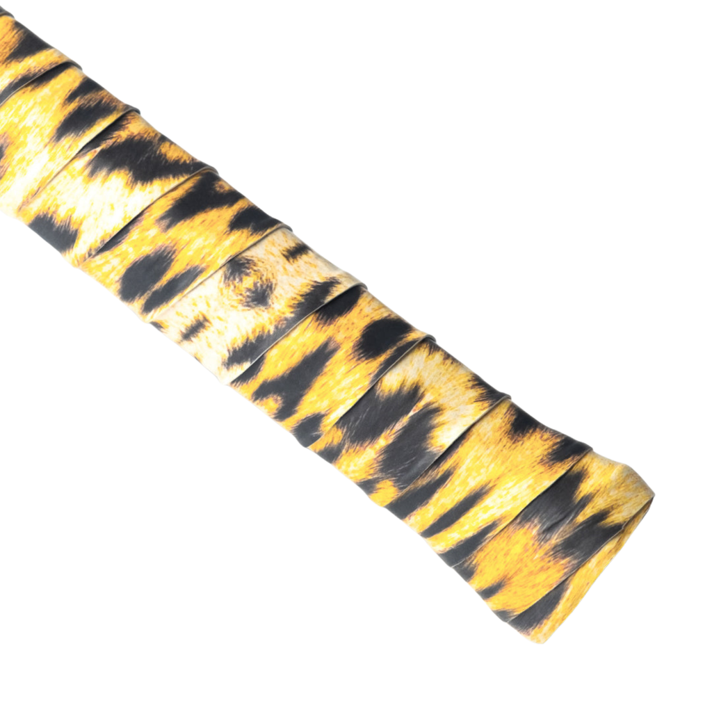 AIXO Leopardskin Tacky Racket Overgrip – Moisture-Wicking Grip