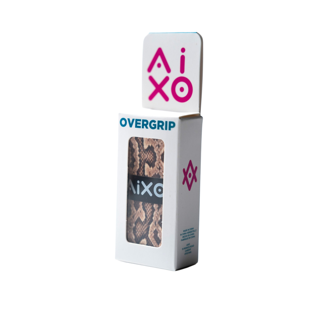 AIXO Snakeskin Tacky Overgrip – Durable Racket Grip for Tennis & Padel