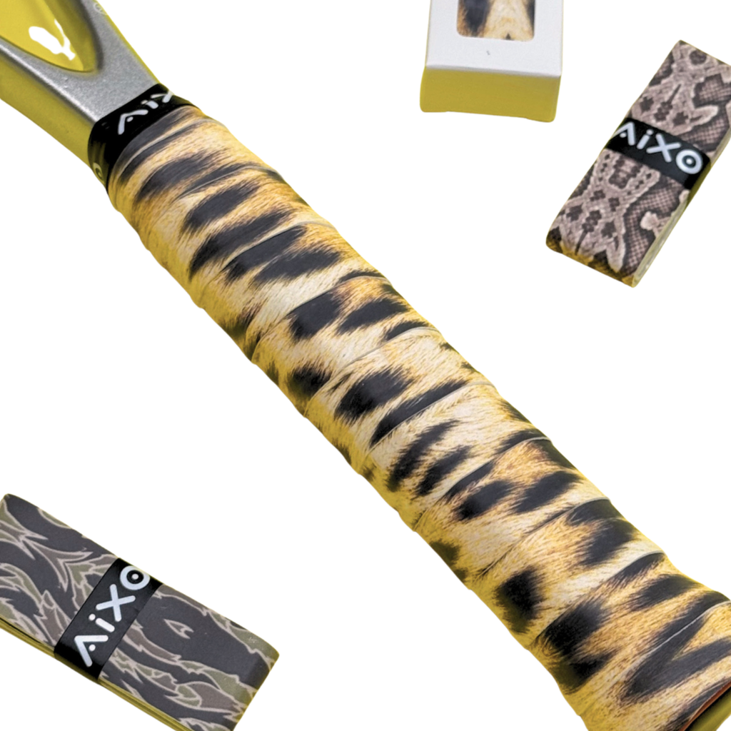 AIXO Snakeskin Tacky Overgrip – Durable Racket Grip for Tennis & Padel