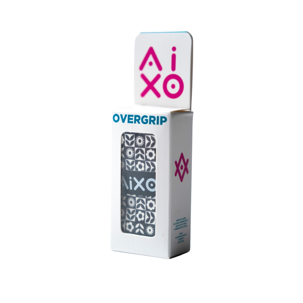 AIXO Sixties Retro Tacky Overgrip | Durable Racket Grip for Tennis & Padel