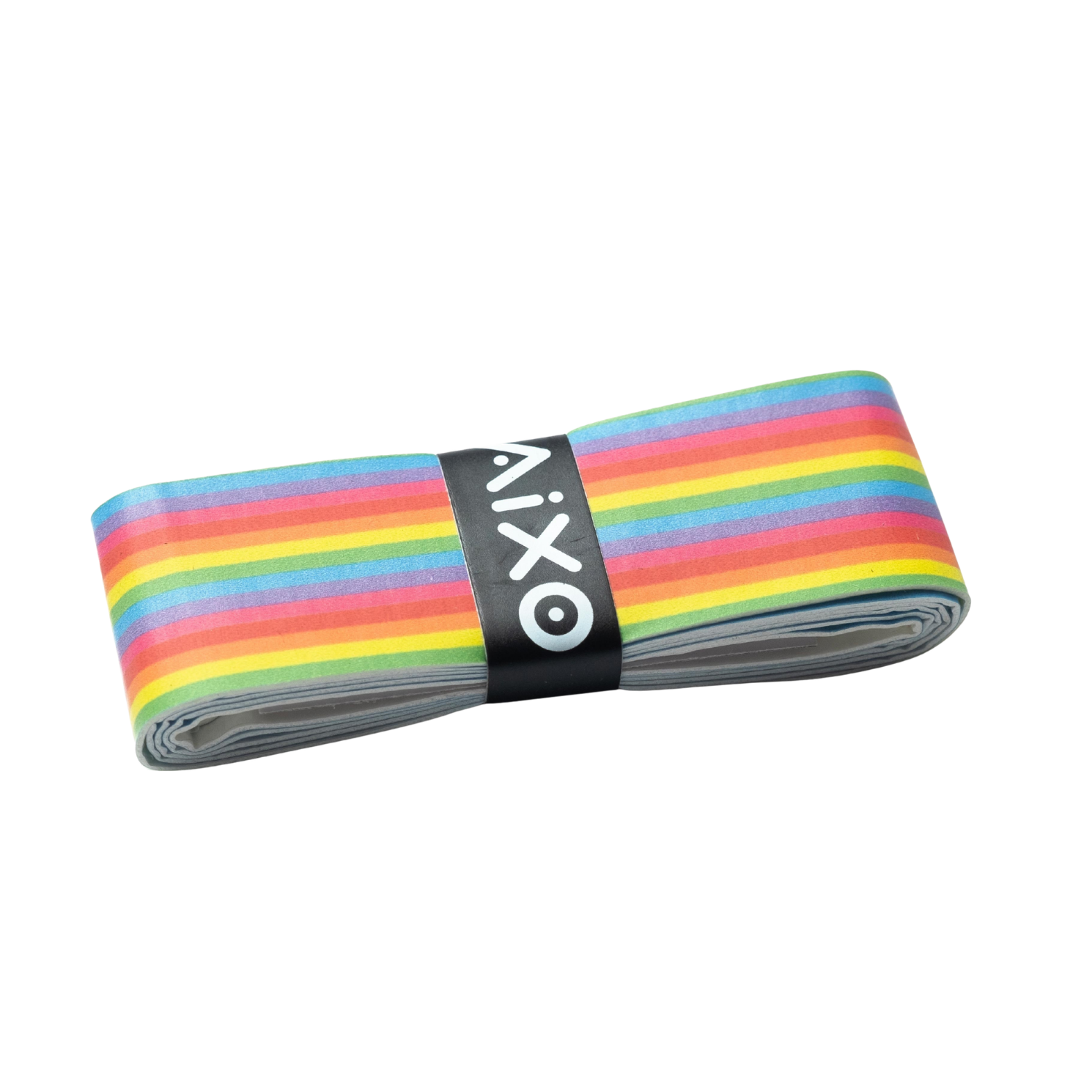 AIXO Rainbow Stripe Tacky Overgrip – Durable Racket Grip for Tennis