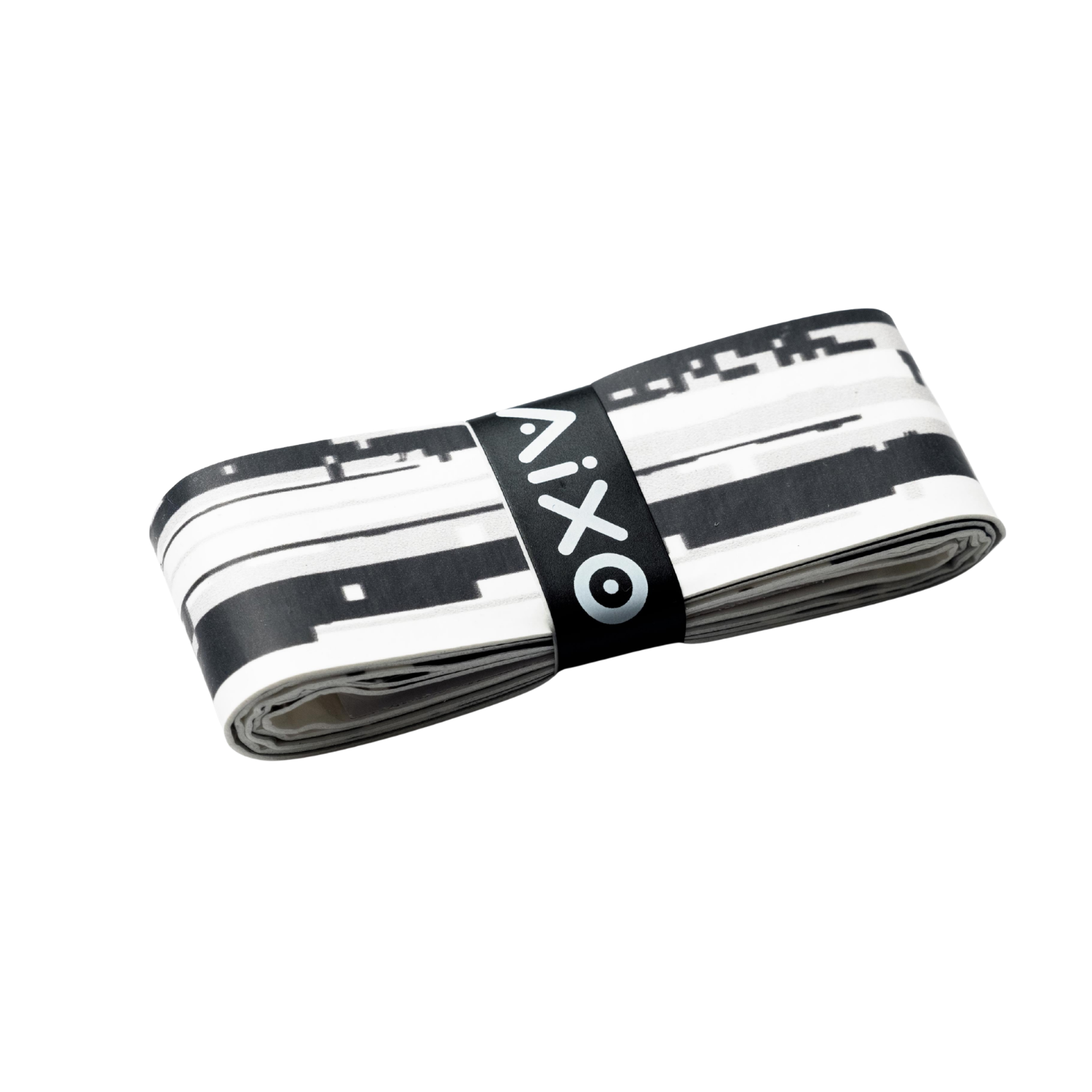 AIXO Glitch Tacky Overgrip – Monochrome Black & White Racket Grip