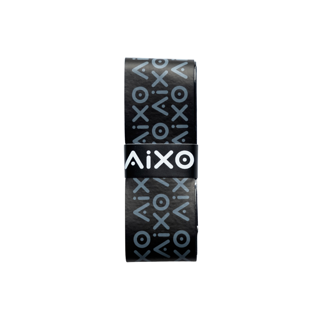 Aixo Duplo Tacky Overgrip - Black Moisture-Wicking Racket Grip Tape