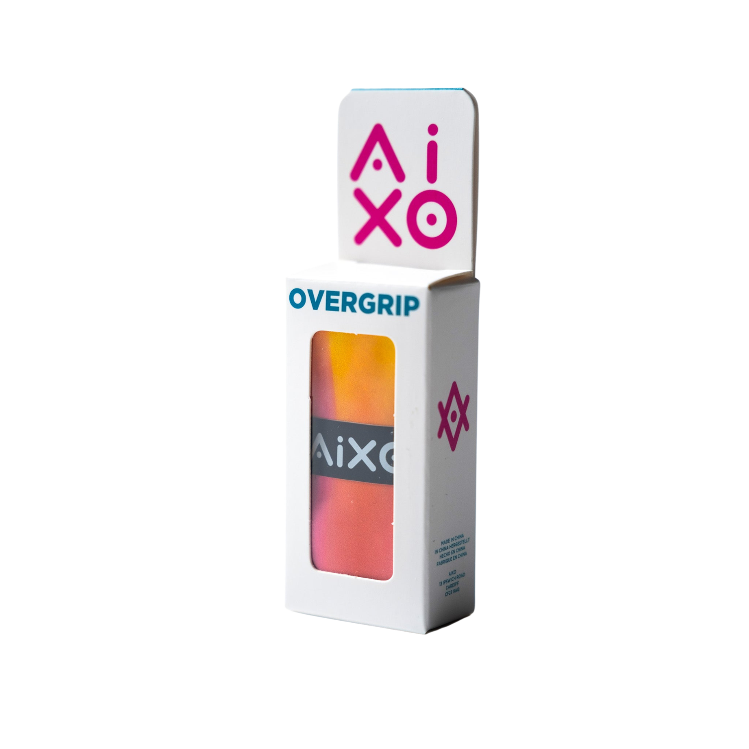 AIXO Rainbow Fade Tacky Overgrip – Durable Racket Grip for Tennis & Padel